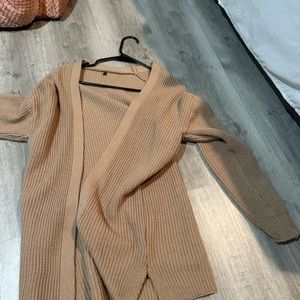Brown cardigan